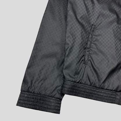 Gucci 2012 Nylon Monogram GG Web Logo Bomber Jacket - IT52 (L) | Default Title, Black
