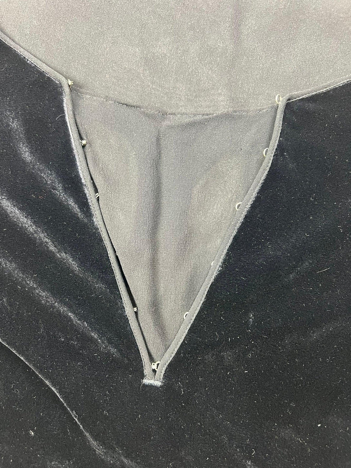 Miu Miu 1990s velvet sheer slip dress