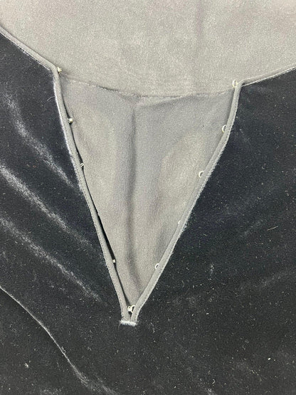 Miu Miu 1990s velvet sheer slip dress