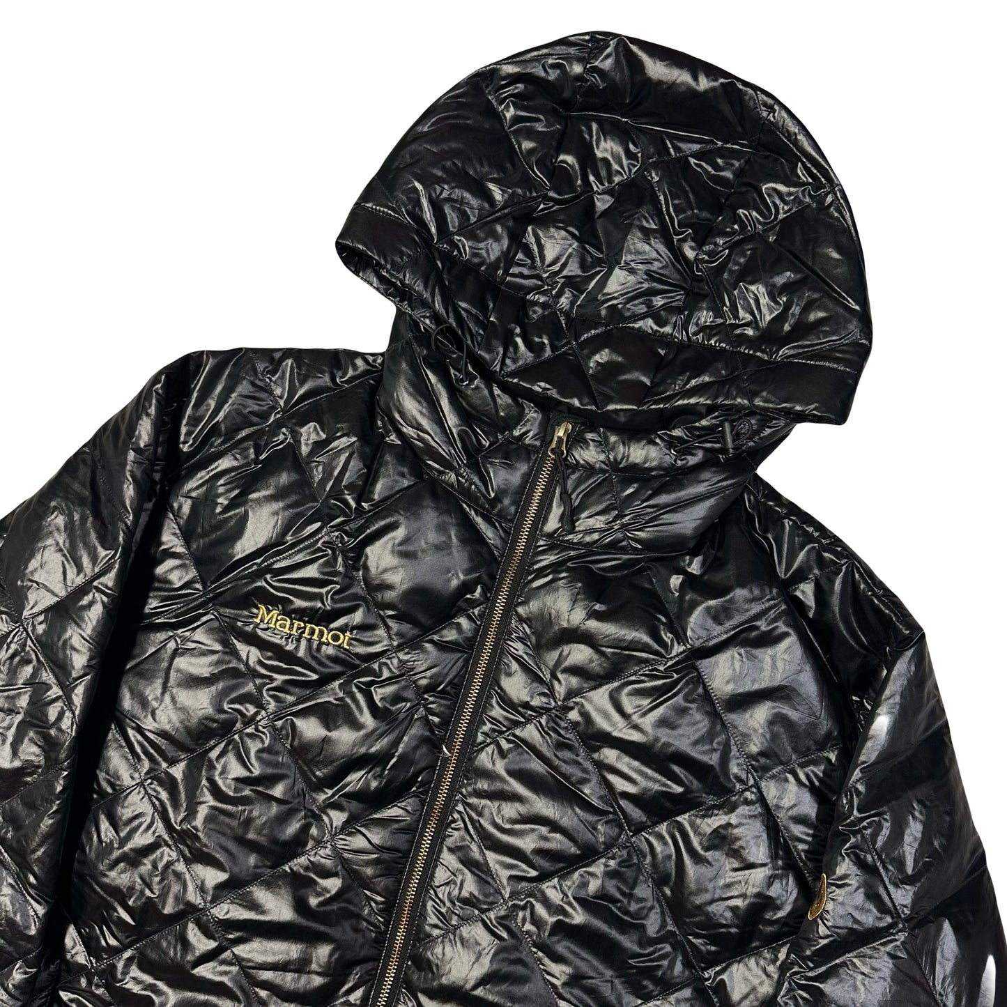 Marmot Diamond Stitch Down Puffer Jacket In Black (XL) | XL, Black