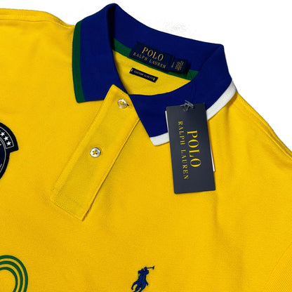 Ralph Lauren Spellout Brazil Polo In Yellow ( L )