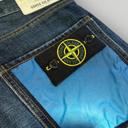 Stone Island AW/11 Reflective Patch Logo Jeans 32x32