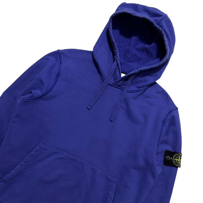 Stone Island Blue Pullover Hoodie