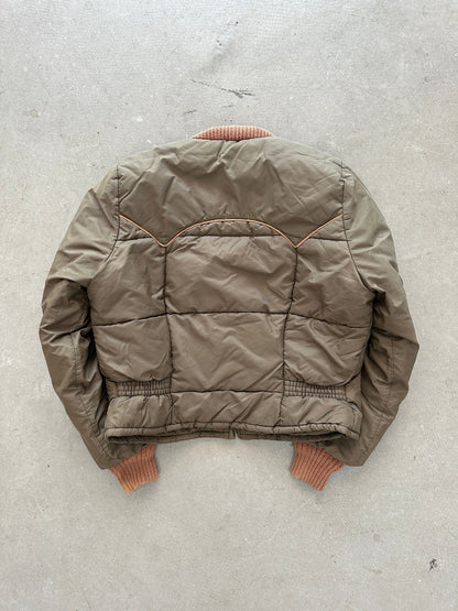 1970’s Double K Down Bomber - S | Small, Red