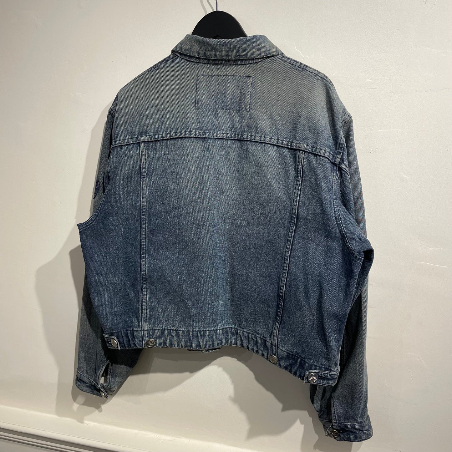 Armani Jeans 90s Denim Workwear Jacket | Large, Red