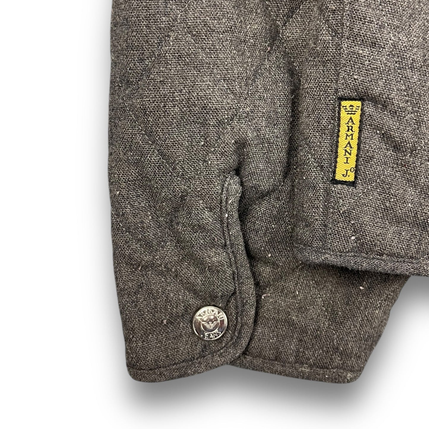 90's Armani Quilted Wool Bomber (M) | Default Title, Multicoloured