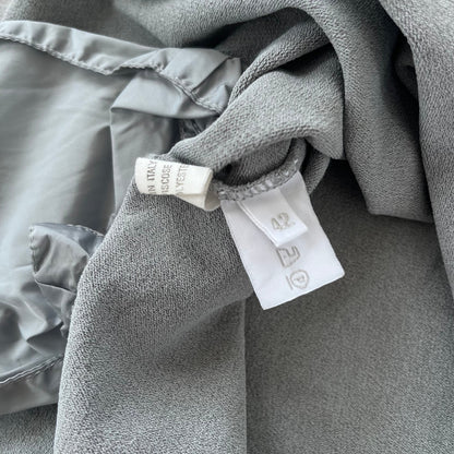 fw1999 prada sport boatneck side pocket knit top | Gray, Blue