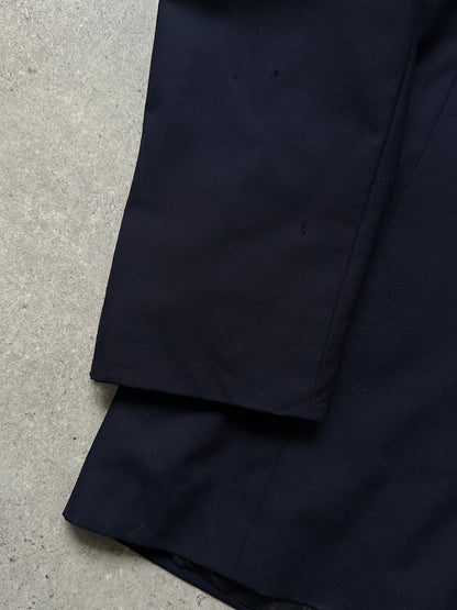 Burberry 1990s Double Breasted Bespoke Button Pure Wool Blazer - 42R/XL