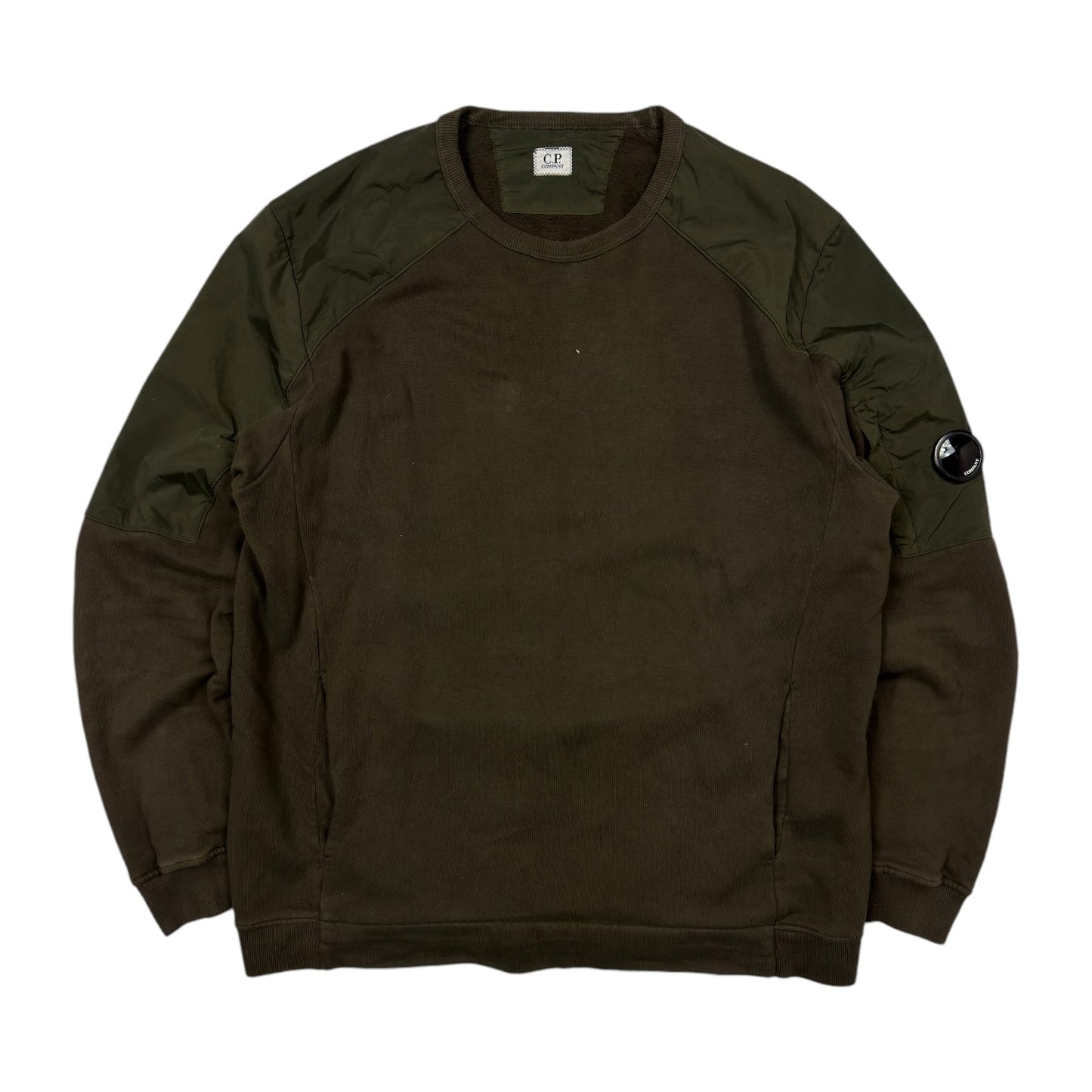 C.P. Company Khaki Nylon Crewneck