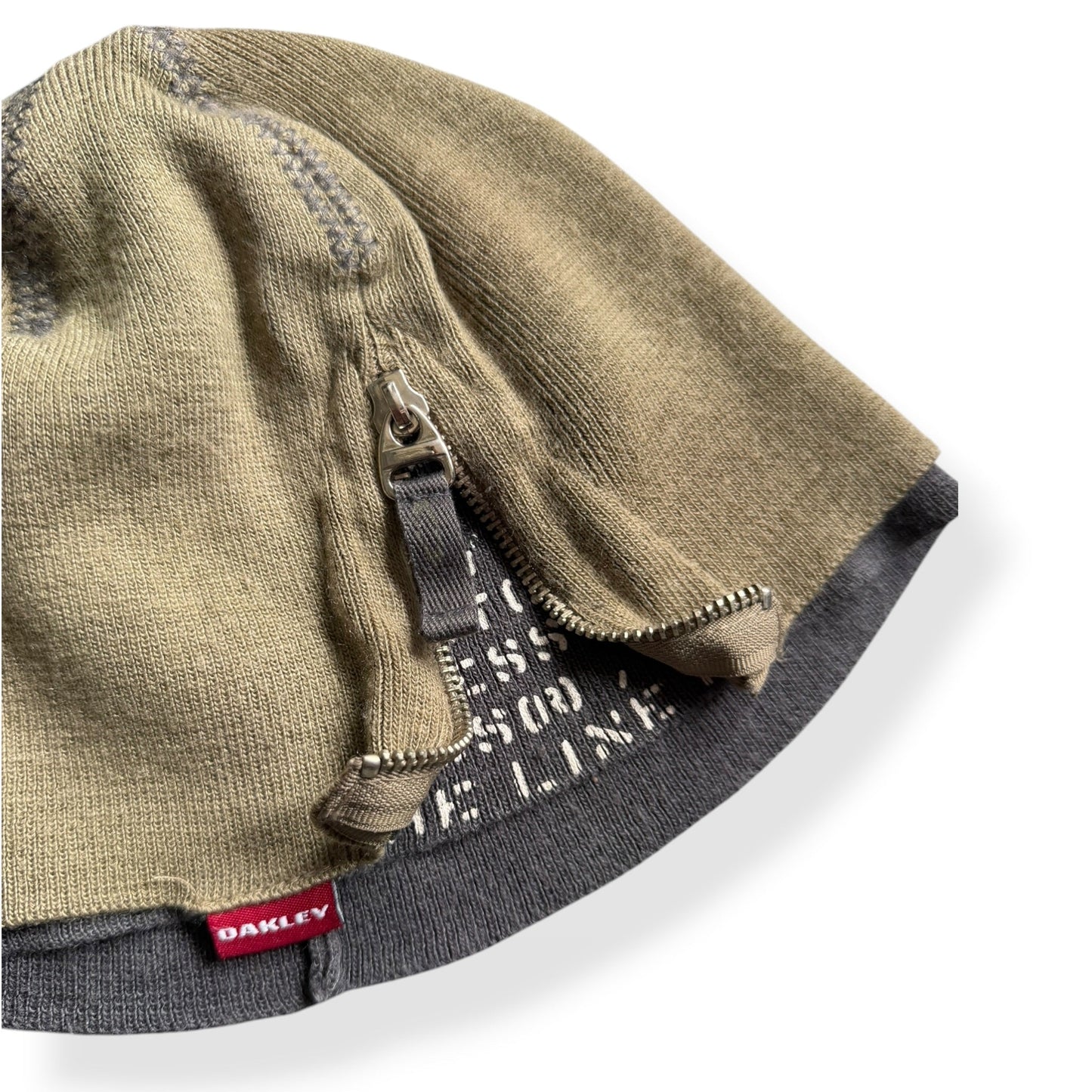 2000's Oakley Dual Layer Zipped Beanie | O/S, Multicoloured