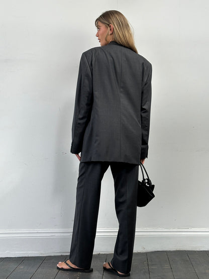 Armani Collezioni Pure Wool Single Breasted Three Piece Suit - 46R/W36