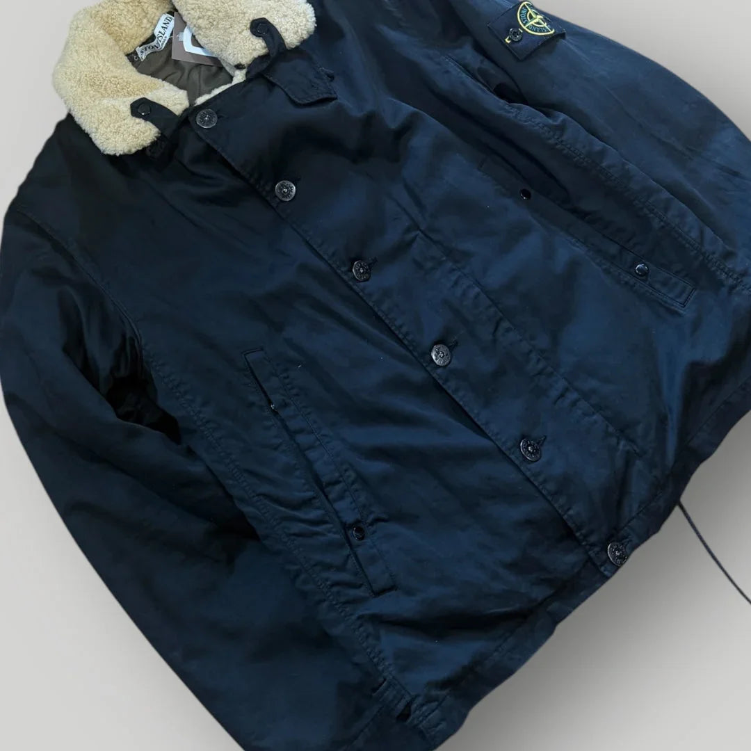 Stone Island AW/05 Raso Gommato Aviator Jacket M