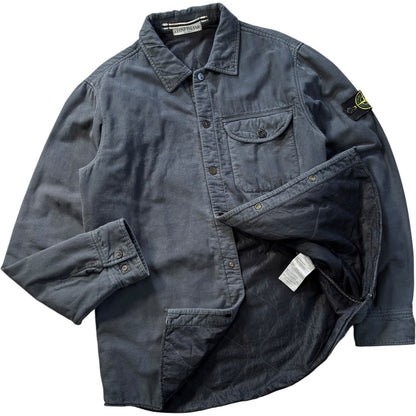 Stone Island 2011 Buttoned Overshirt L | Large, Navy