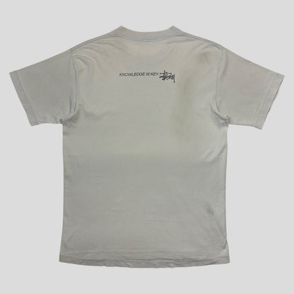 Stussy early 90’s Knowledge is Key T-shirt - L | Grey