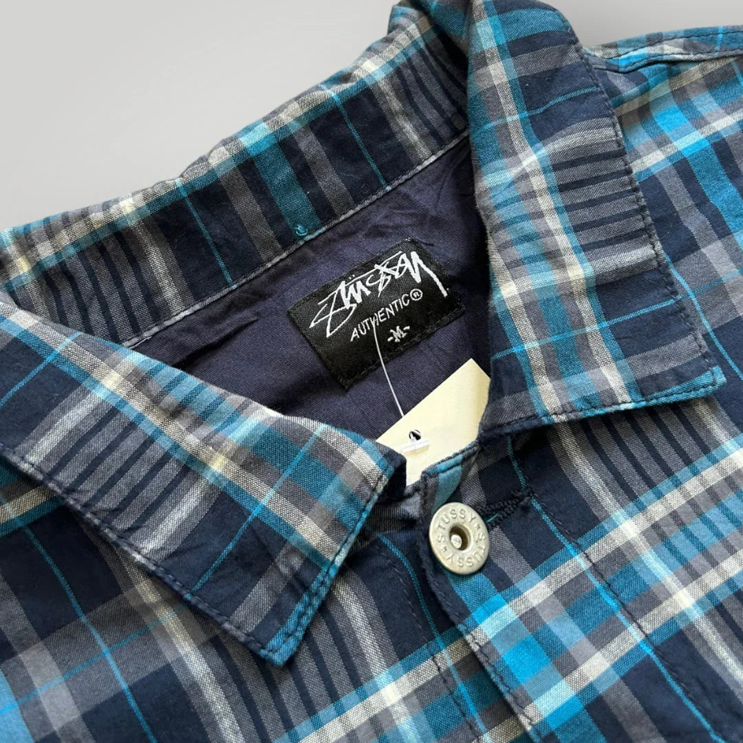 Stüssy Plaid Check 2000’s Over-shirt M
