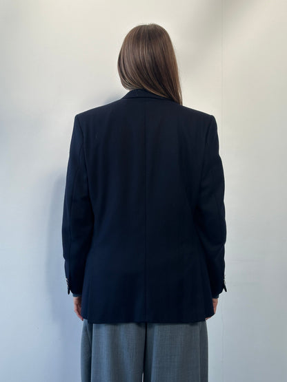 Vintage 1990s Pure Wool Single Breasted Blazer - 38R/M
