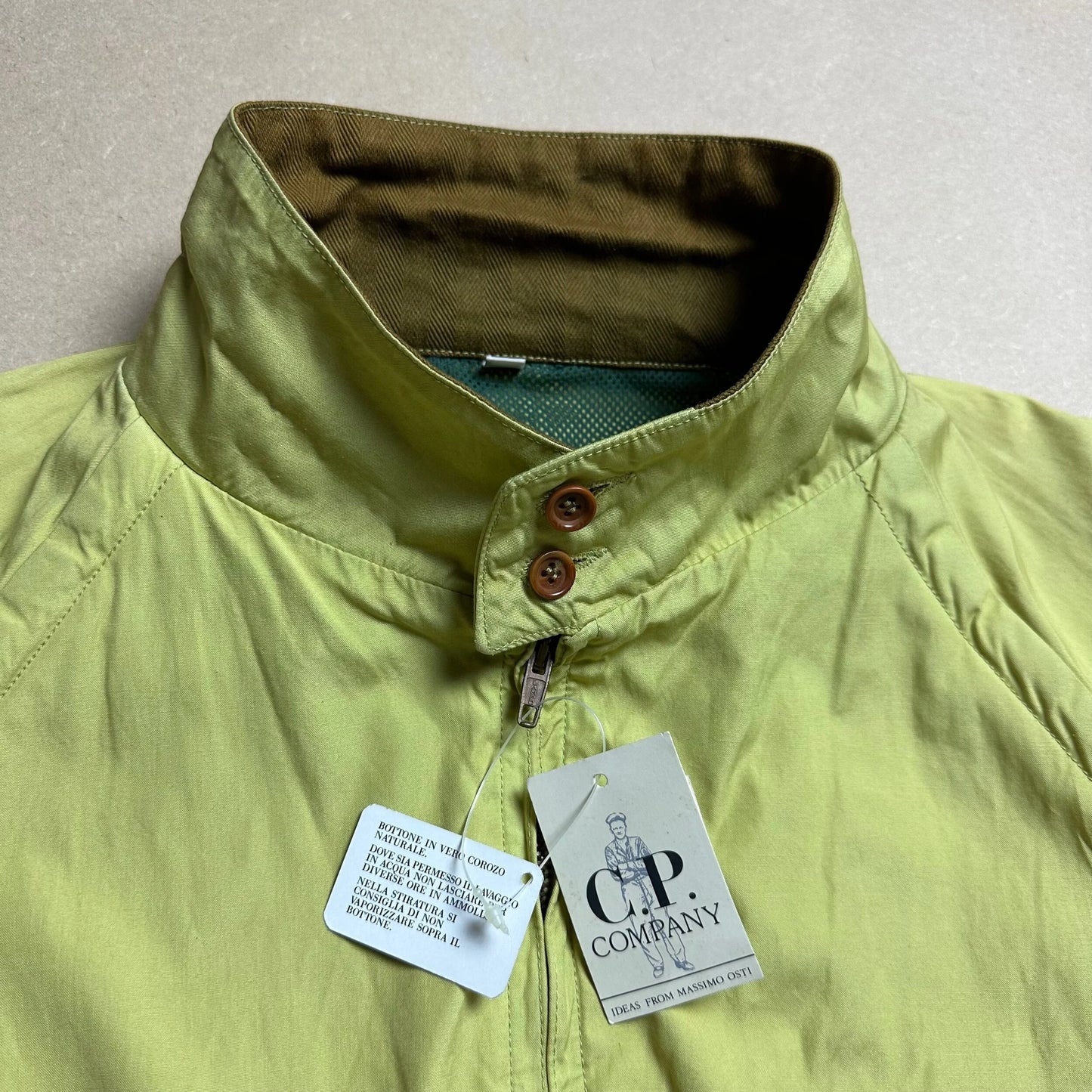 S/S 1990 Acid Green C.P. COMPANY Flight Jacket