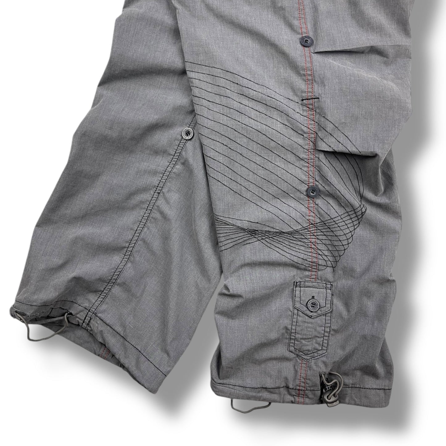 2000's Maharishi Embroidered Snopants (M) | Default Title, Grey