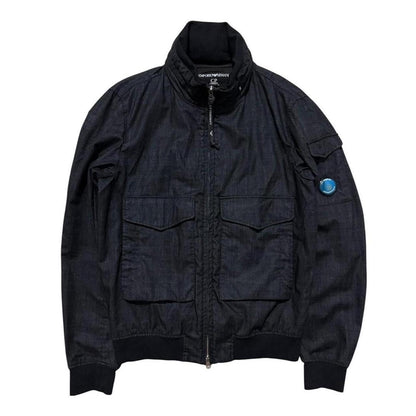 CP Company Armani Wool Gum Jacket | XXL, Dark Blue