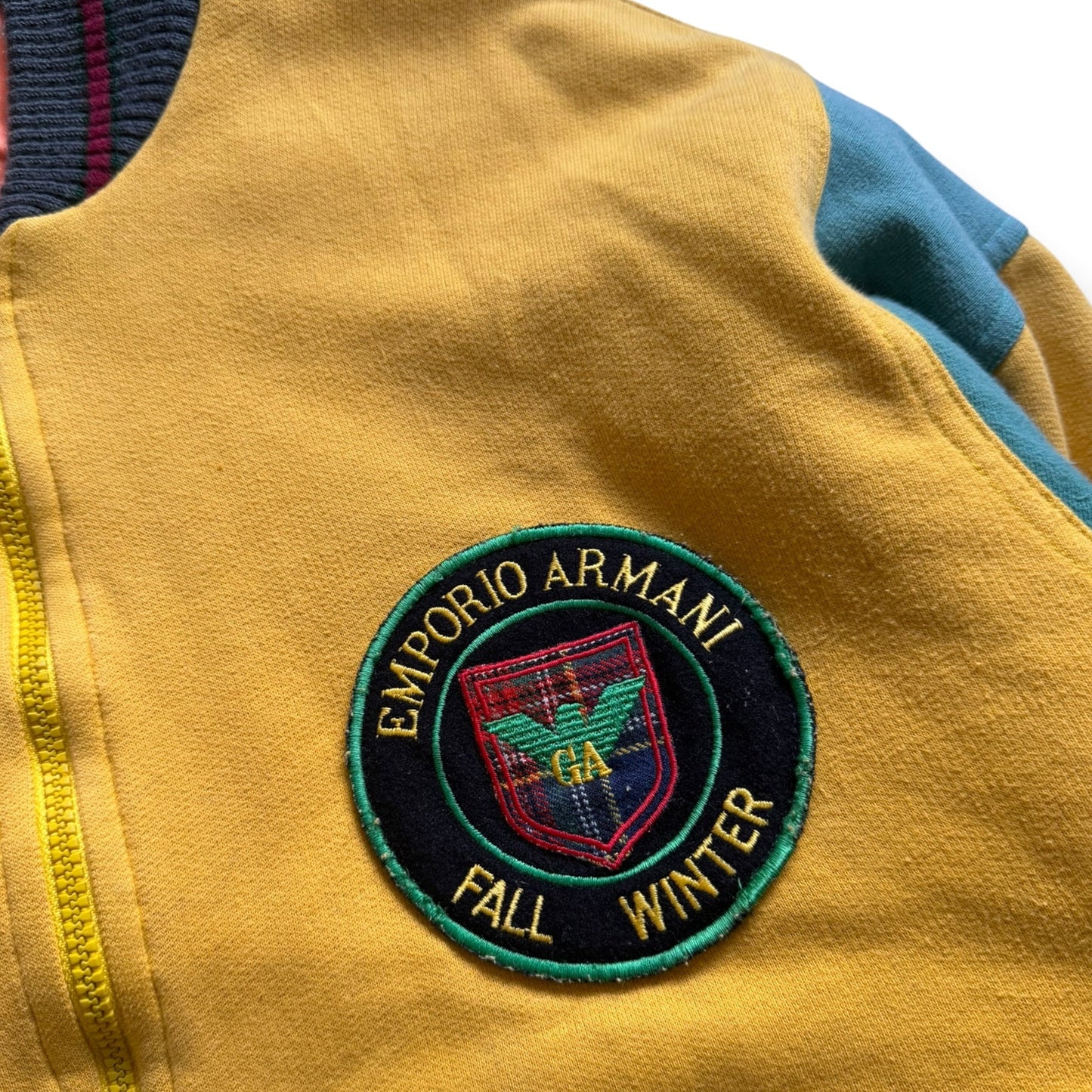 1981/82 Emporio Armani Reversible Bomber Jacket (S) | Default Title, Multicoloured