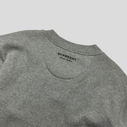 Burberry 2017 Striped Nylon Appliqué Logo Crewneck - XXL