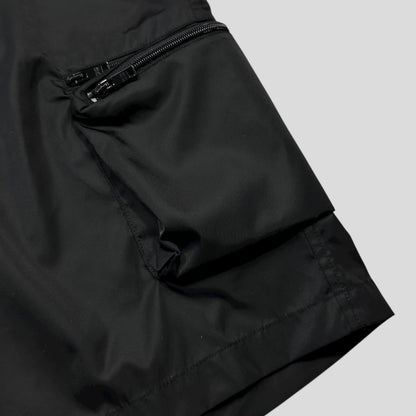 Prada 2023 Re-nylon Plaque Logo Bermuda Cargo Shorts - L