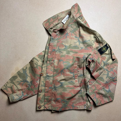 S/S 1990 Tiger Orange Ice Camouflage Jacket Bomber Jacket