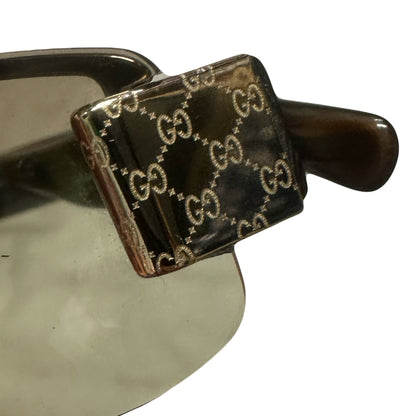 Gucci Monogram Sunglasses In Brown