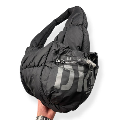 2000's DKNY Jeans Padded Shoulder Bag | O/S, Black