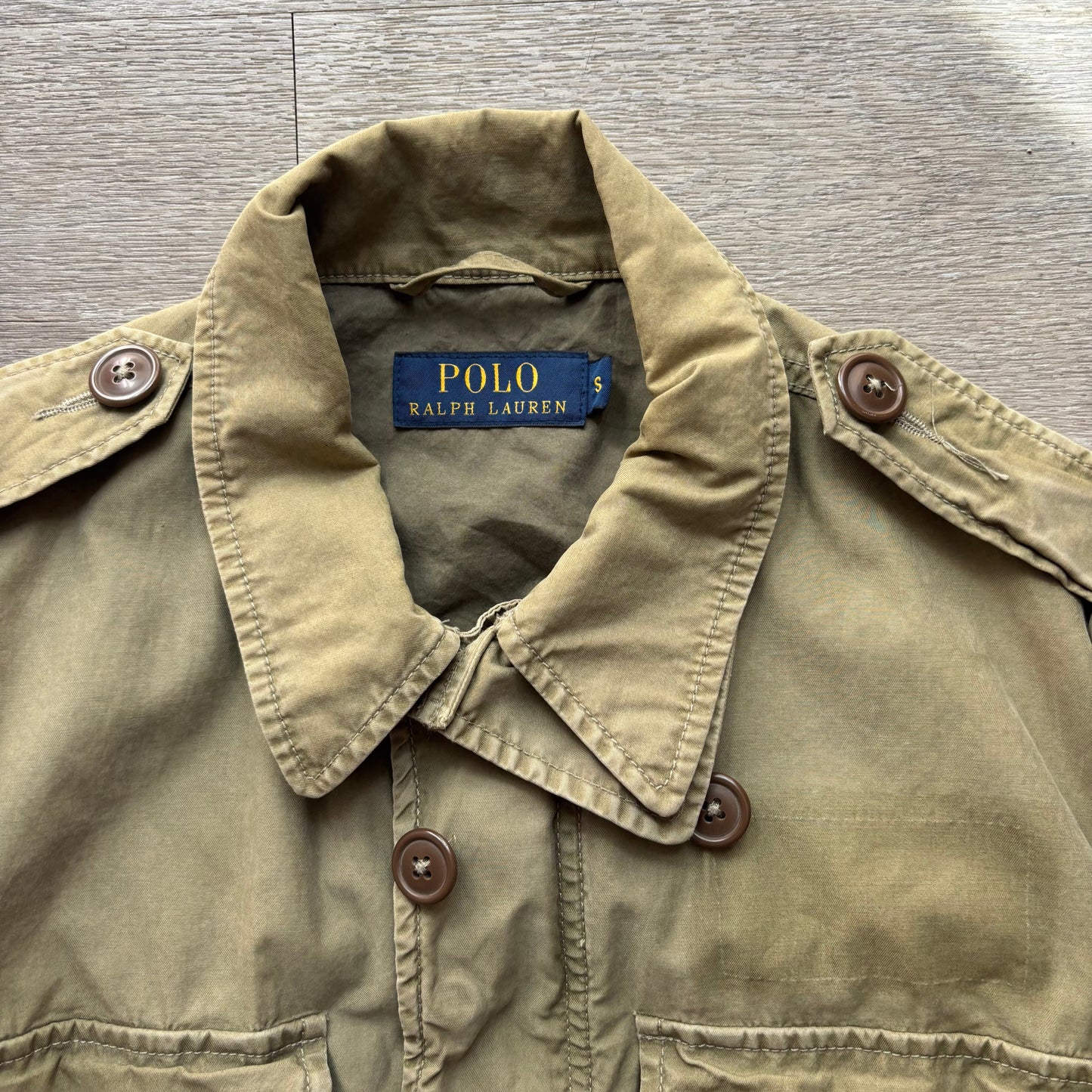 Vintage Ralph Lauren Military Combat Jacket | Khaki, Khaki
