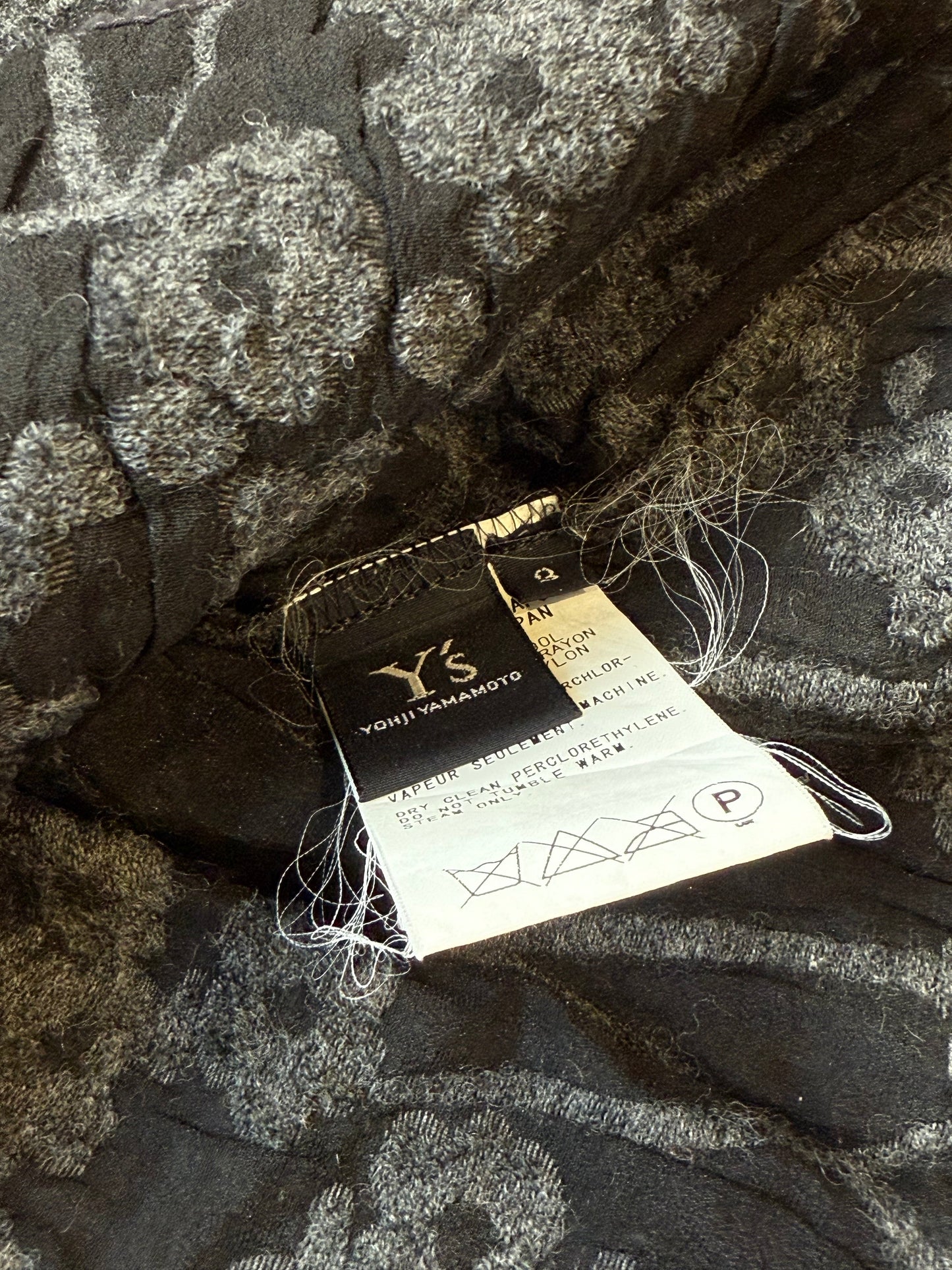 Y's by Yohji Yamamoto 90's Wool Floral Shirt 3