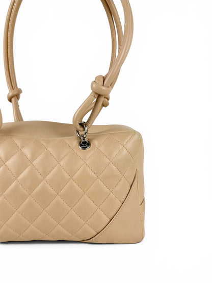 2005 Chanel Cambon Leather Bowling Handbag | O/S, Multicoloured