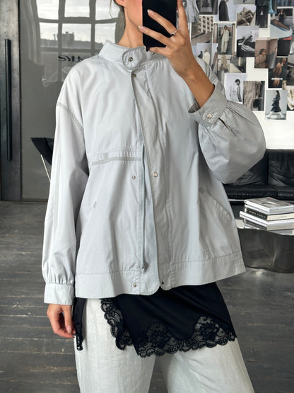 Vintage 2000s High Neck Bomber Jacket - XL