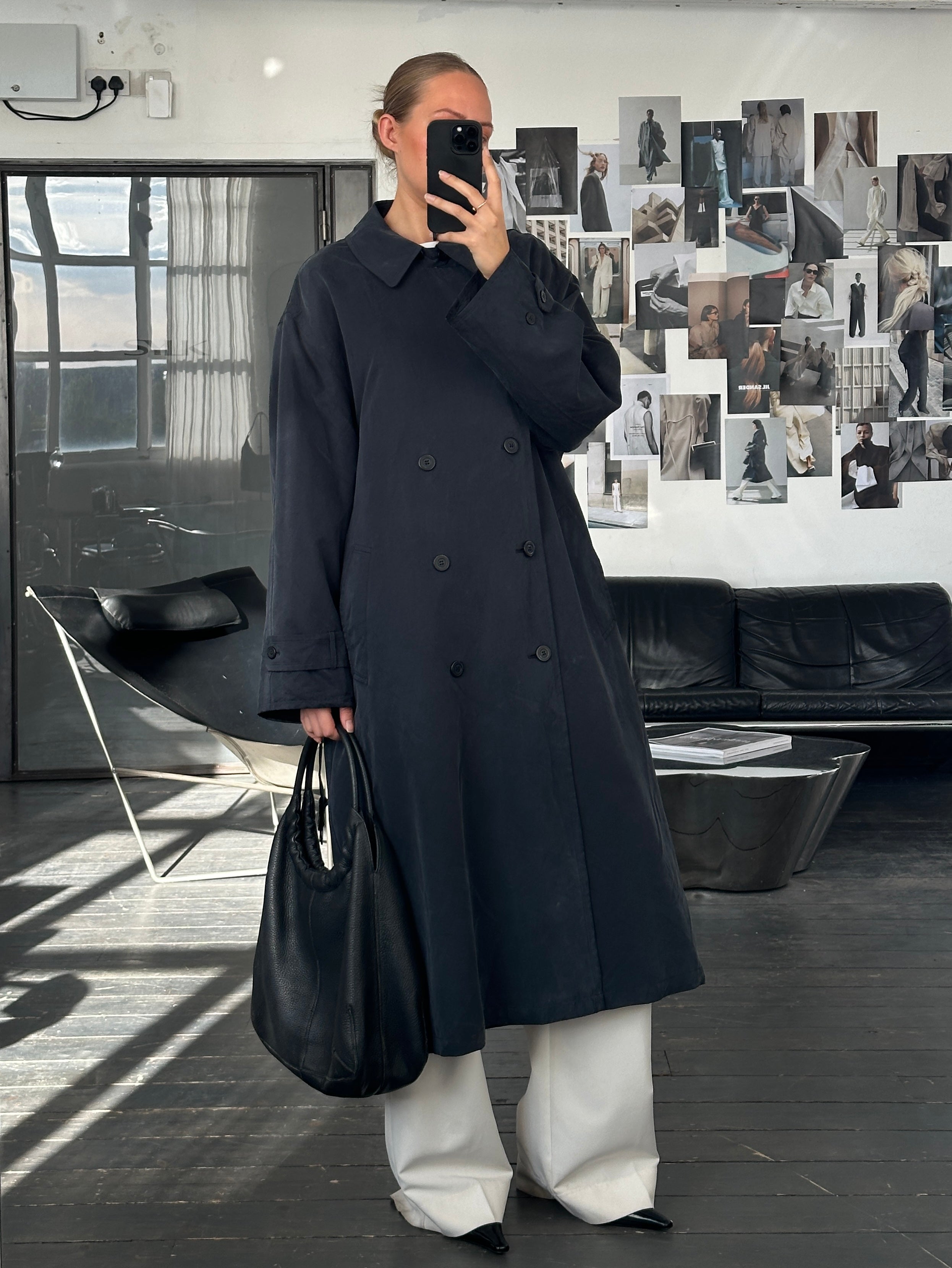 Ralph Lauren 1990s Double Breasted Belted Trench Coat - XXL