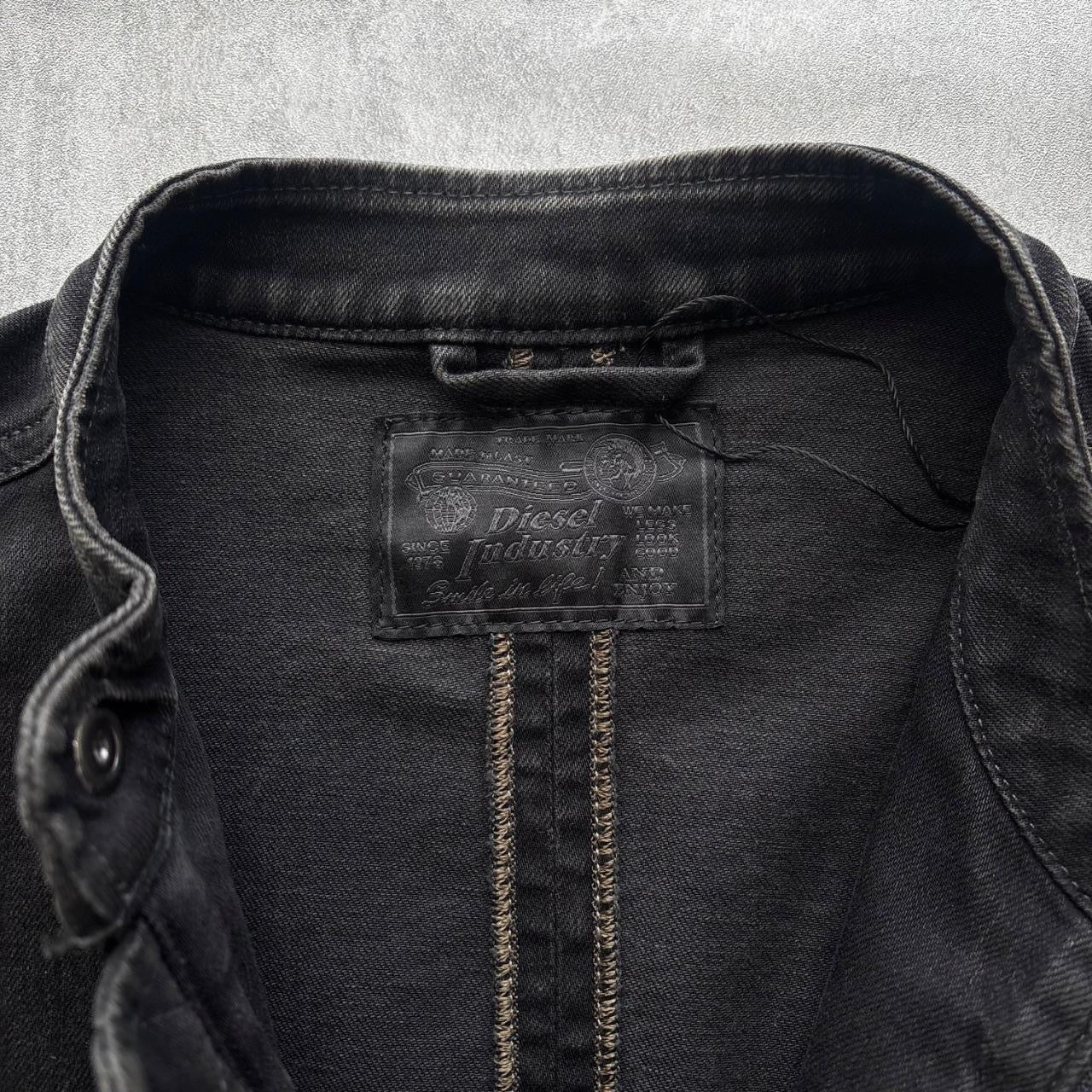 DIESEL DENIM MOTO JACKET | O/S, Black