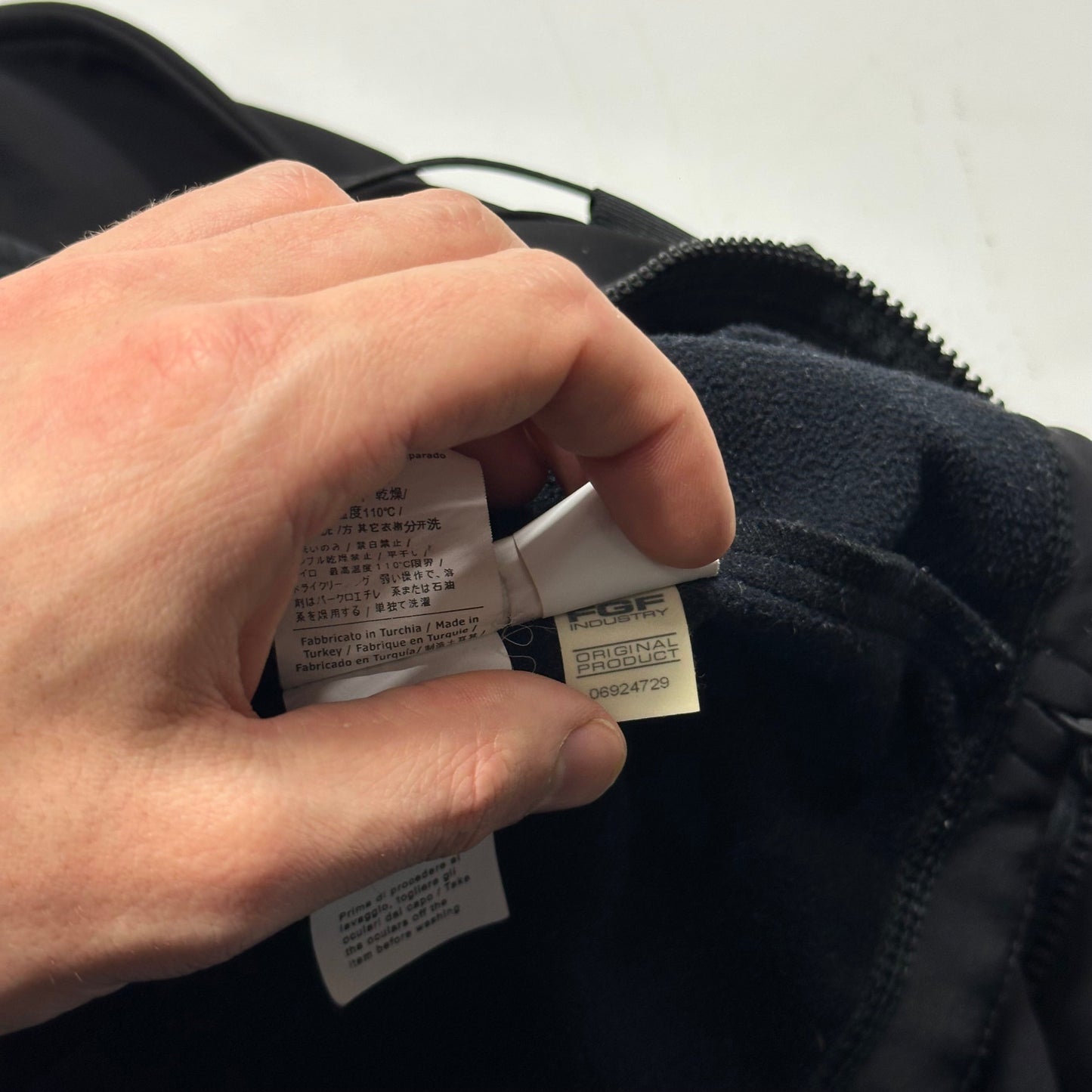 CP Company 2010 Era Black Soft Shell Goggle Jacket - S