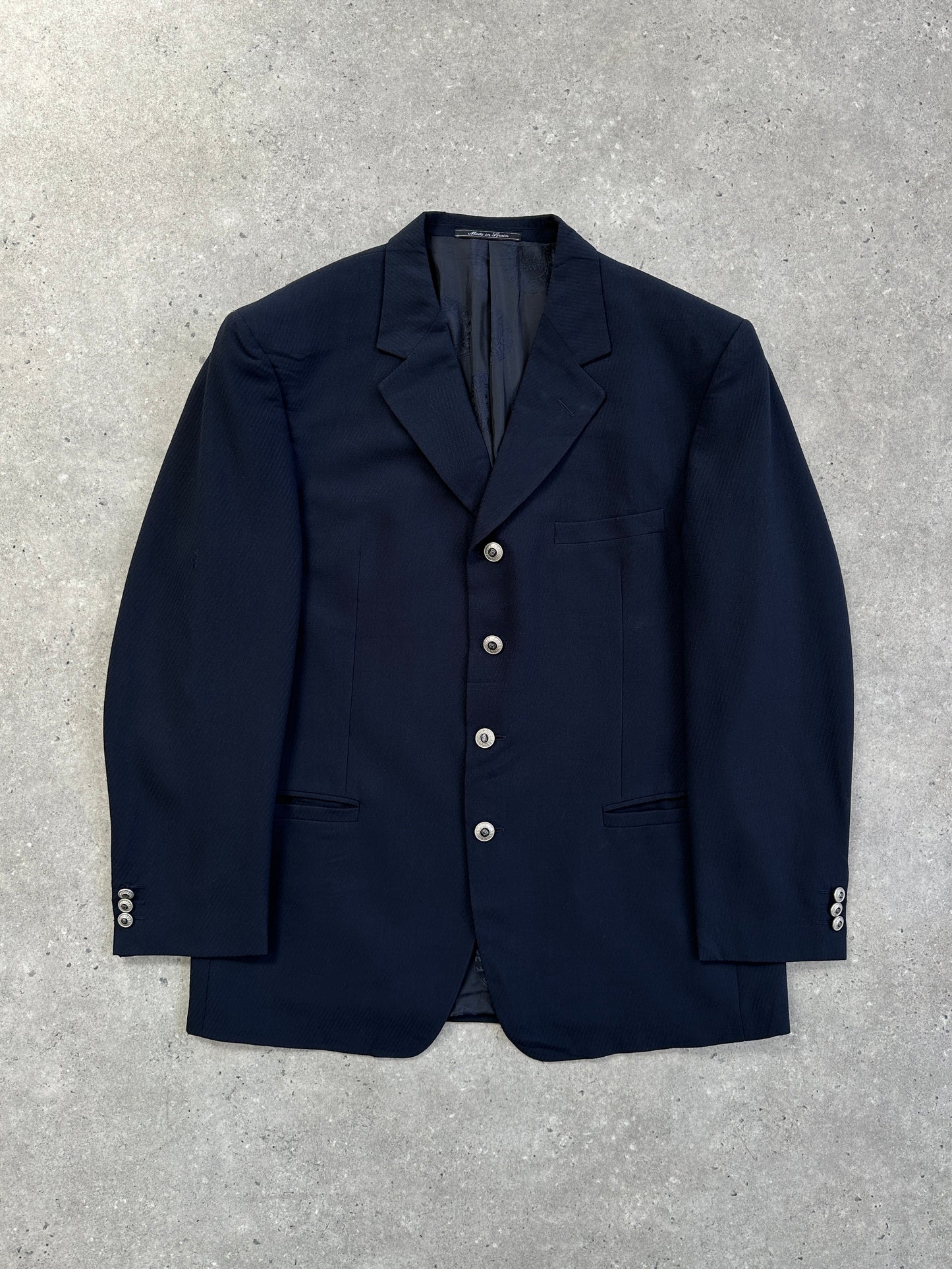 Versace Classic V2 1990s Bespoke Button Single Breasted Blazer - 42R/XL