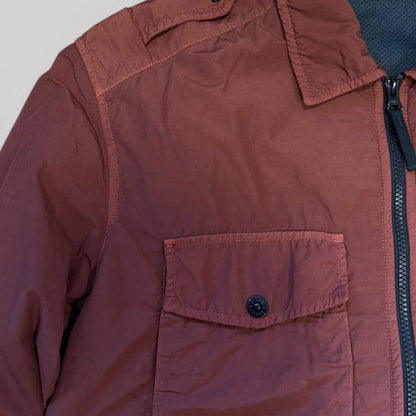 Stone Island Nylon Metal Over Shirt With Shoulder Badge XL