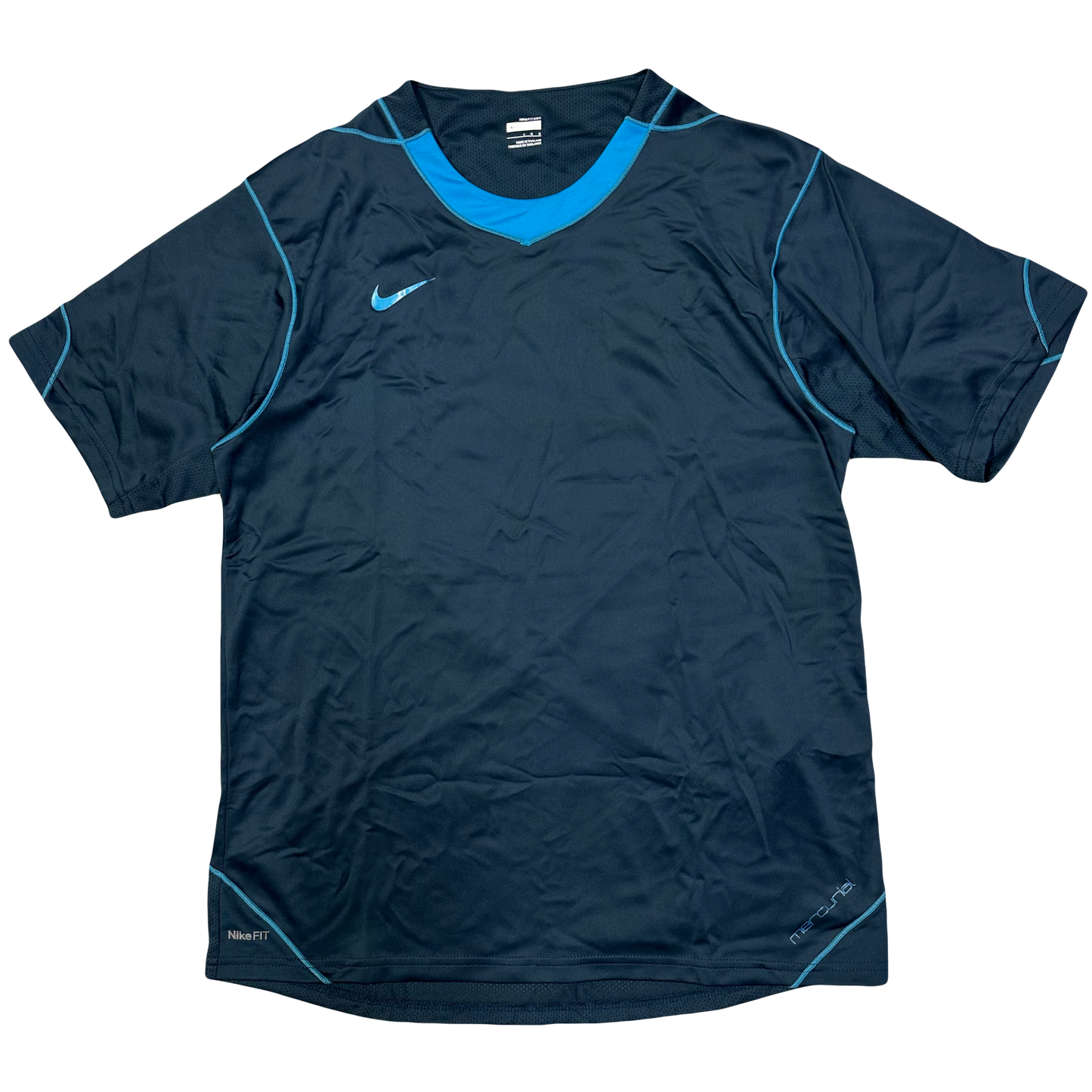 Nike 2007/08 Training Shirt In Navy ( L )