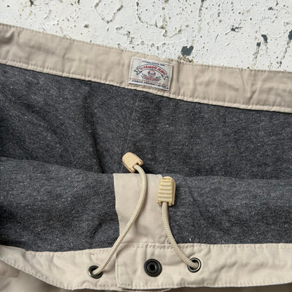 1990s armani jeans cotton snow trousers | O/S, Beige