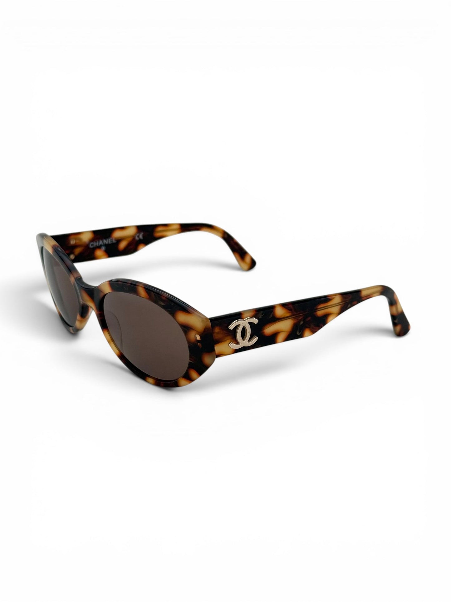 2010s Chanel CC Sunglasses | O/S, Brown