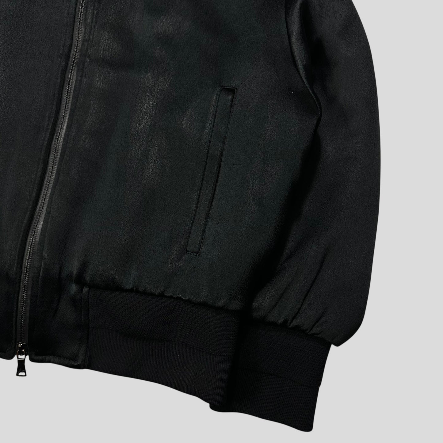 Neil Barrett Textured Viscose Italian Padded Bomber Jacket - S/M