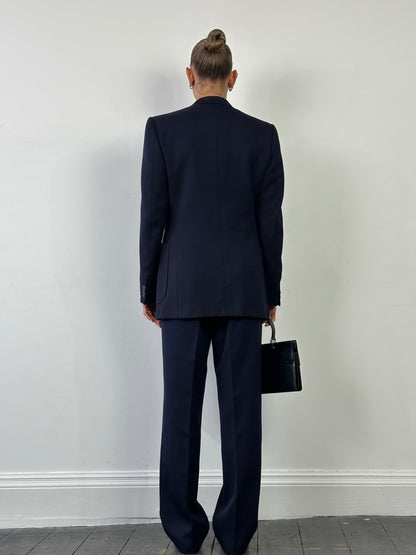 Italian Vintage Pure Wool Tailored Trousers - W32