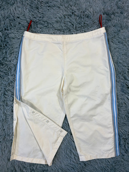 Prada Sport SS00 Gel Seam Stash Pocket Capri Trousers Shorts - IT44 | O/S, Blue