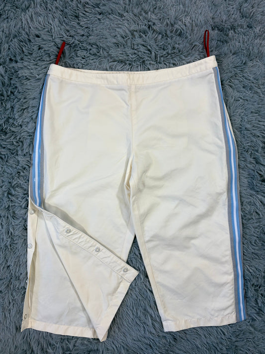 Prada Sport SS00 Gel Seam Stash Pocket Capri Trousers Shorts - IT44 | O/S, Blue