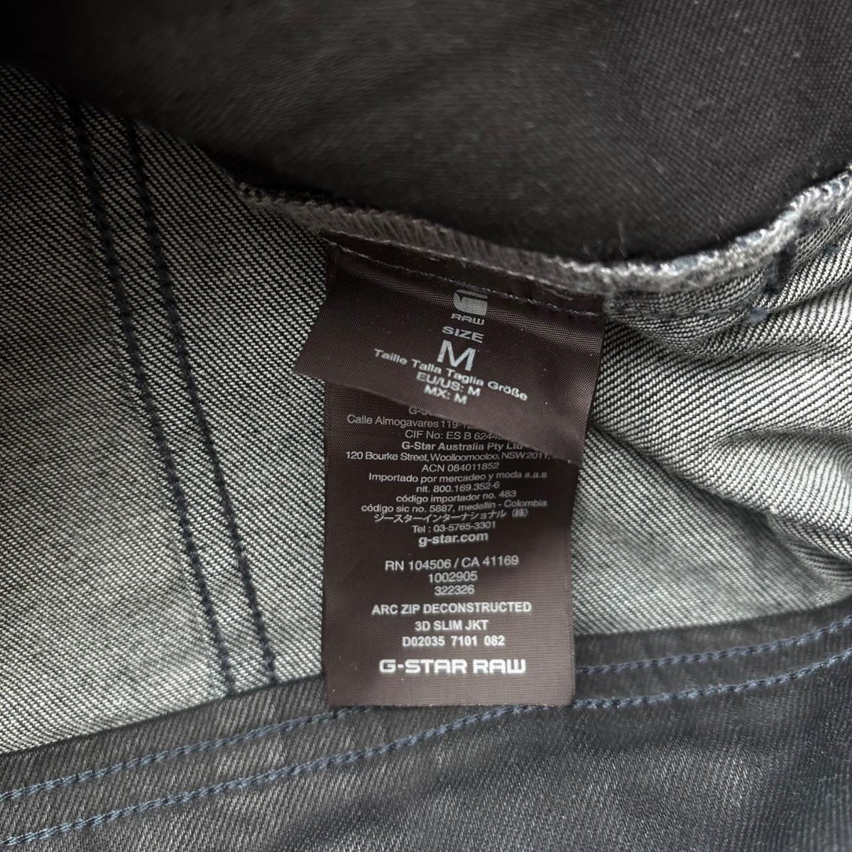 G-STAR WAXED JACKET | O/S, Black