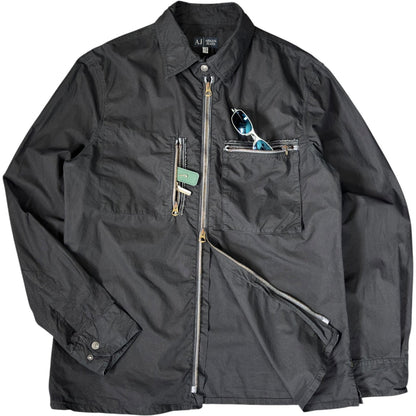 Armani Jeans 00’s Lightweight Cotton Jacket L | Large, Black