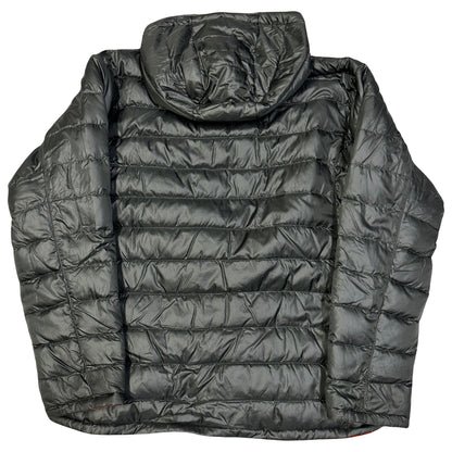 Montbell Reversible Puffer Jacket In Black & Orange ( L )