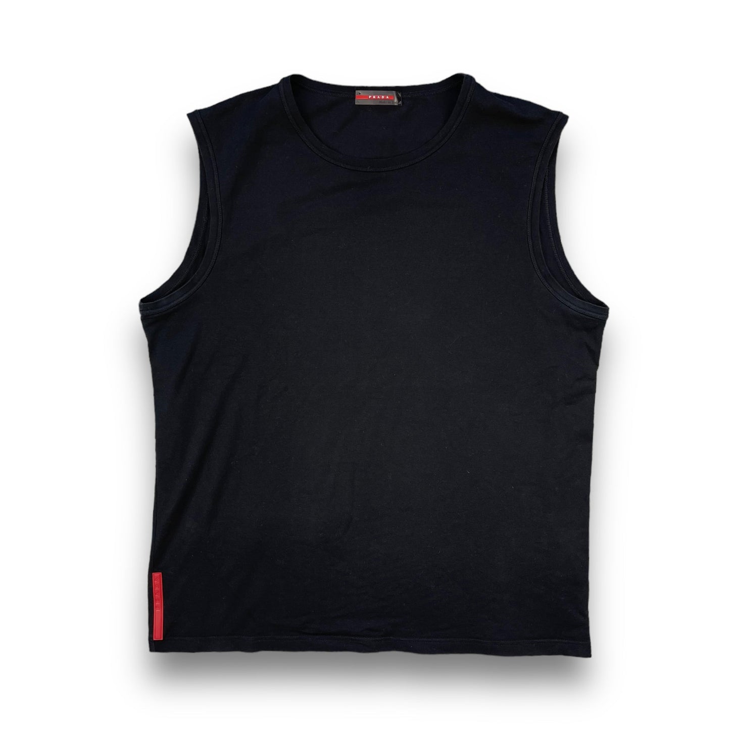 Early 2000's Prada Sport Stash Pocket Vest (L) | Default Title, Black