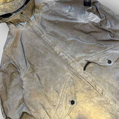 Stone Island SS/20 Plated Reflective with Dust Colour Finish Jacket XL | O/S, Tan